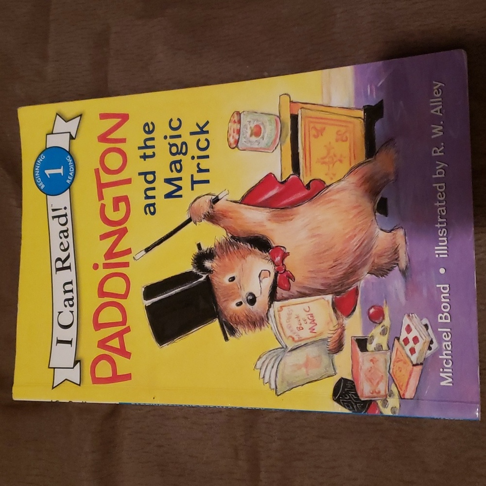 Paddington and the Magic Trick beginning reading